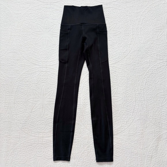 Gilly Hicks Go Recharge Pocket Activewear Leggings, Black (XXS, 27" Inseam) - Picture 2 of 5